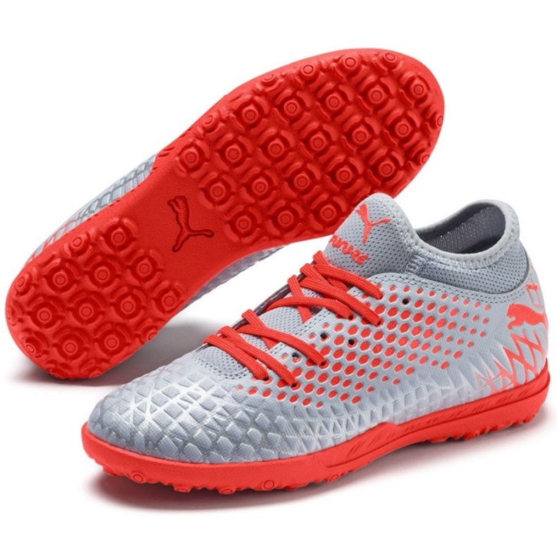 Puma Future 4.4 Tt Jr 105699 01 gris chaussures 2