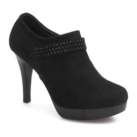 Bottes Élégantes À Talons Hauts 9214-1 Noir le noir 1