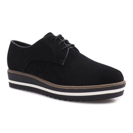 Chaussures à lacets noires Paulette 1