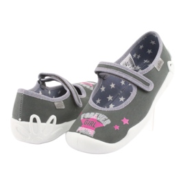 Chaussures pour enfants Befado 114Y370 rose gris 3