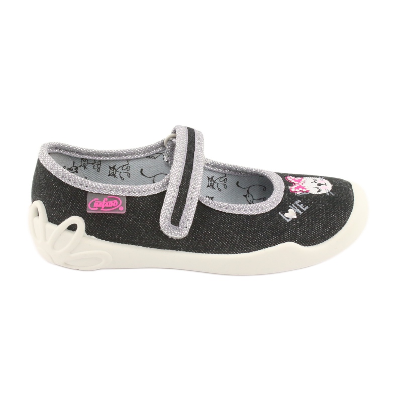 Chaussures enfant Befado 114X353 le noir gris 1 Chaussures enfant Befado 114X353 le noir gris 1