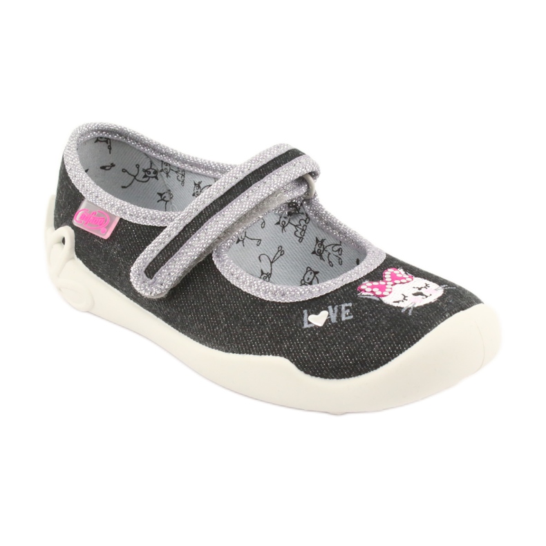 Chaussures enfant Befado 114X353 le noir gris 2 Chaussures enfant Befado 114X353 le noir gris 2