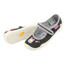 Chaussures enfant Befado 114X353 le noir gris 4