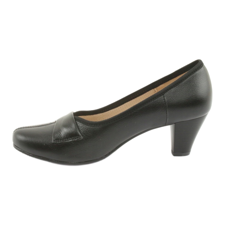 Gregors Pumps en cuir féminin 570 noir le noir 2
