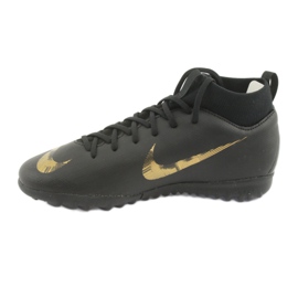 Nike Mercurial SuperflyX 6 Academy Gs Tf Jr AH7344-077 chaussures de football noir 2