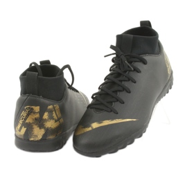 Nike Mercurial SuperflyX 6 Academy Gs Tf Jr AH7344-077 chaussures de football noir 3