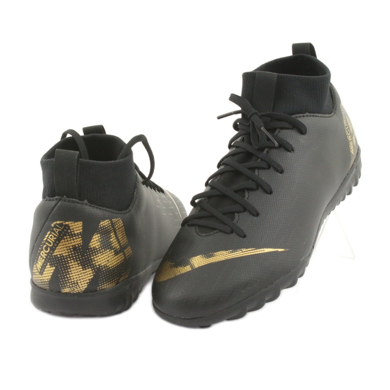 Nike Mercurial SuperflyX 6 Academy Gs Tf Jr AH7344-077 chaussures de football le noir 3
