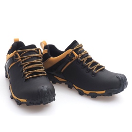 Bottes Trekking Cuir Nat HLD911 Noir 1