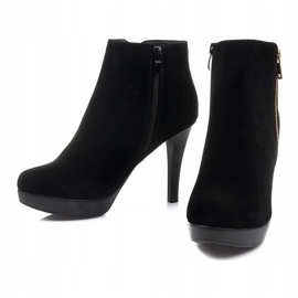 Bottes À Talons Hauts J0081-1 Fermeture À Glissière Noir le noir 1