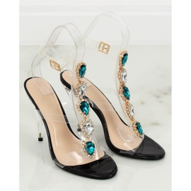 Sandales noires sur un KSL701 noir II-GAT noir le noir 1