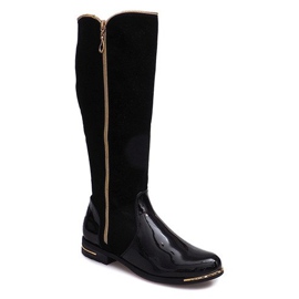 Bottines ajourées 6792 Noir le noir 2