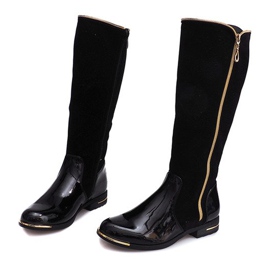 Bottines ajourées 6792 Noir 1