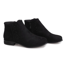 Bottines Daim Jodhpur 100-602 Noir 1
