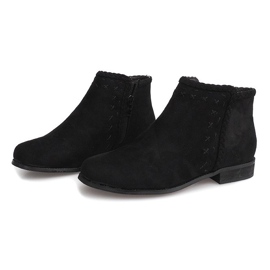 Bottines Daim Jodhpur 100-602 Noir 2