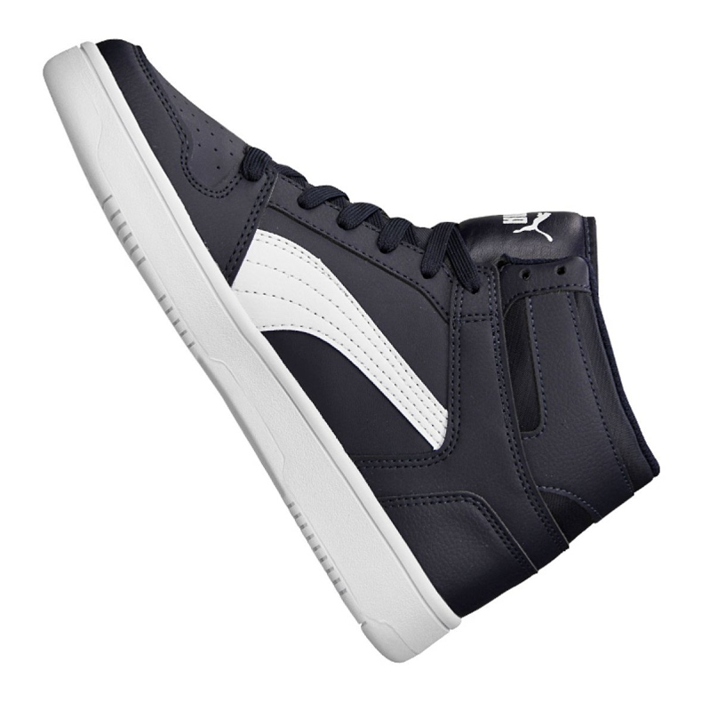 Baskets Puma Rebound LayUp Jr 370486-04 noir 1