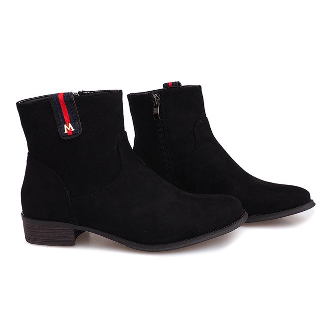 Bottines Daim Jodhpur 8H8588 Noir 1