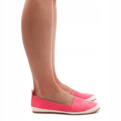 Espadrilles Ballerines Daim 889-103 Rose 1