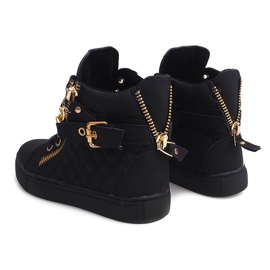 Baskets Montantes Matelassées R-35 Noir le noir 2 Baskets Montantes Matelassées R-35 Noir le noir 2