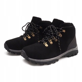 Bottes de neige chaudes 83B Noir le noir 1
