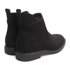 Bottines En Daim Avec Elastique 1541 Noir le noir 5