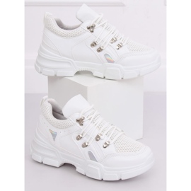 Blanc CB19080 Chaussures de sport blanches 1 Blanc CB19080 Chaussures de sport blanches 1