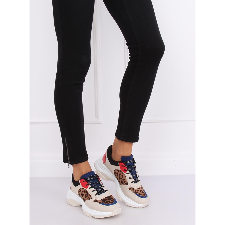 Chaussures de sport multicolores YY-01 Léopard 1