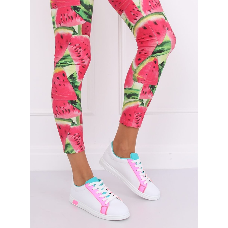 Baskets femme W-3116 Fushia blanc multicolore 1