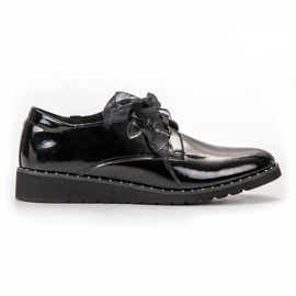 Filippo Chaussures noires laquées 2