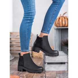 Bottes confortables à talons hauts VINCEZA le noir 3