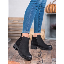 Bottes confortables à talons hauts VINCEZA le noir 4
