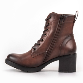 Bottines à lacets marron VINCEZA brun 2 Bottines à lacets marron VINCEZA brun 2