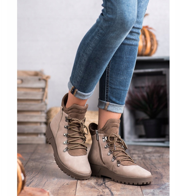 Vinceza Trappeurs élégants brun 2