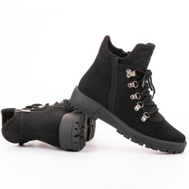 Vinceza Trappeurs élégants noir 2