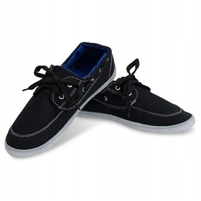 Mocassins en Tissu Baskets VB14 Noir 1