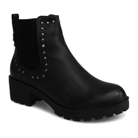 Bottines Motorisées à Clous 1643 Noir le noir 2