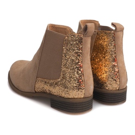 Bottines Daim Jodhpur C178 Beige 1