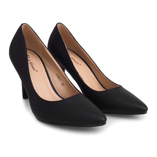 Escarpins suédés 50867 Noir 1