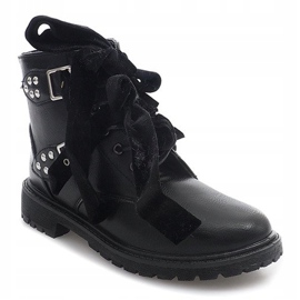 Bottes extravagantes chaudes TL0129-1 Noir le noir 1