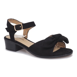 Sandales noires à talons par Noemia le noir 1
