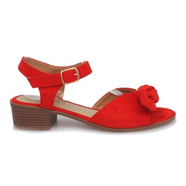 Sandales à talons Noemia rouges 2