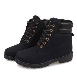Bottes isolées noires BED01 le noir 1