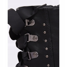 Bottes militaires noires HQ977 Noir le noir 1