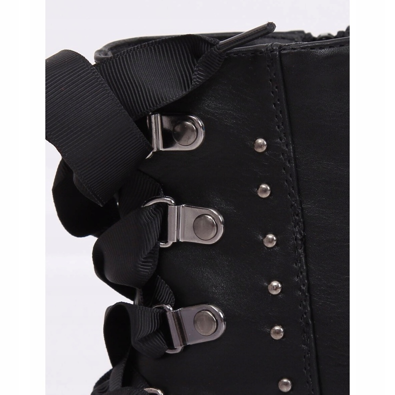 Bottes militaires noires HQ977 Noir le noir 1