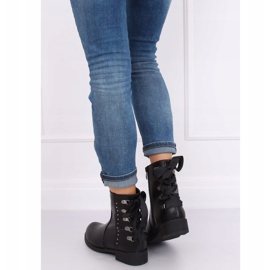 Bottes militaires noires HQ977 Noir le noir 2