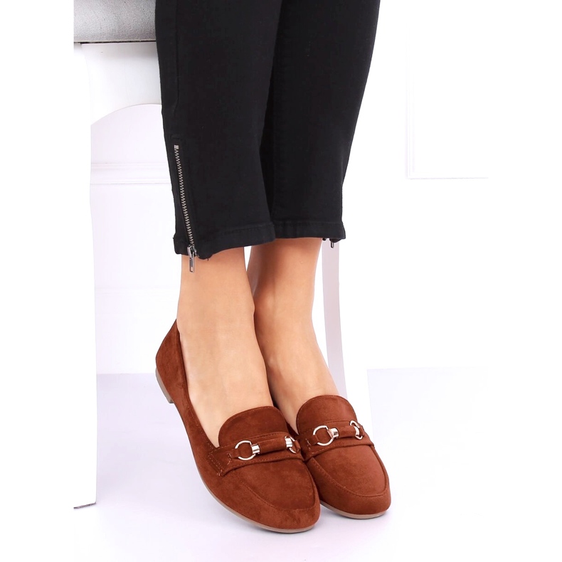 Mocassins femme brique 99-259 D.ORANGE brun 2