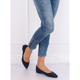 Ballerines bouts en amande bleu marine RC-76 Navy 2