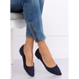 Ballerines bouts en amande bleu marine RC-76 Navy 1