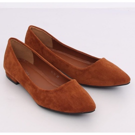 Ballerines avec embouts en amande RC-76 Camel brun 3