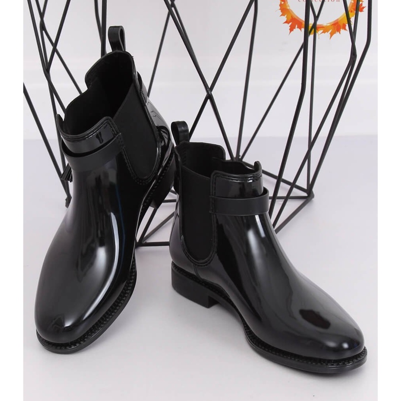 Bottines Jodhpur Noires PT-119 Noir le noir 1