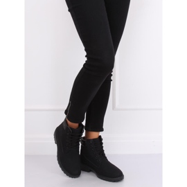 Bottes en bois pour femmes noires W-3033 Black 2
